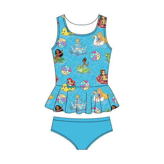 RTS Princess Pool Party Tankini 2pc Swim - ADULT READ DESCRIPTION