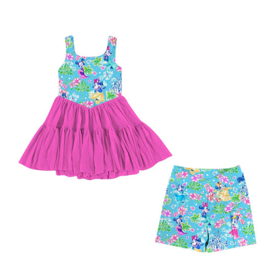 PREORDER Princess Mouse - Blue Tulle Twirl Dress Set  - GIRL’S