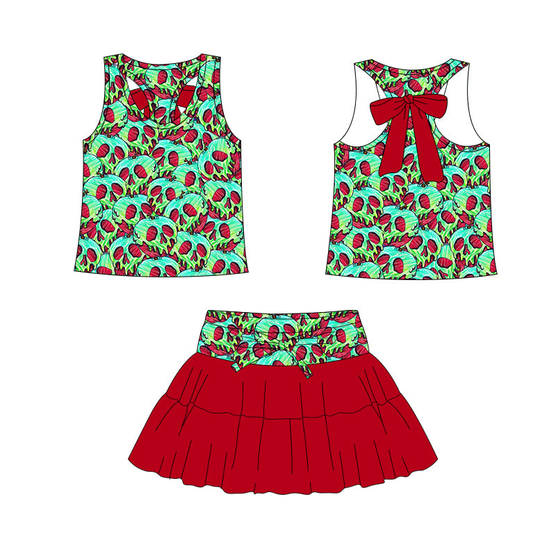 PREORDER Poison Apple Racer Bow Athletic Set  - ADULT