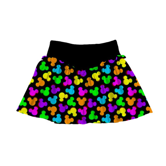PREORDER Electromagic Printed Mesh Skort  - GIRL’S