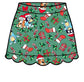 PREORDER Heeler Christmas Scalloped Skort  - GIRL’S