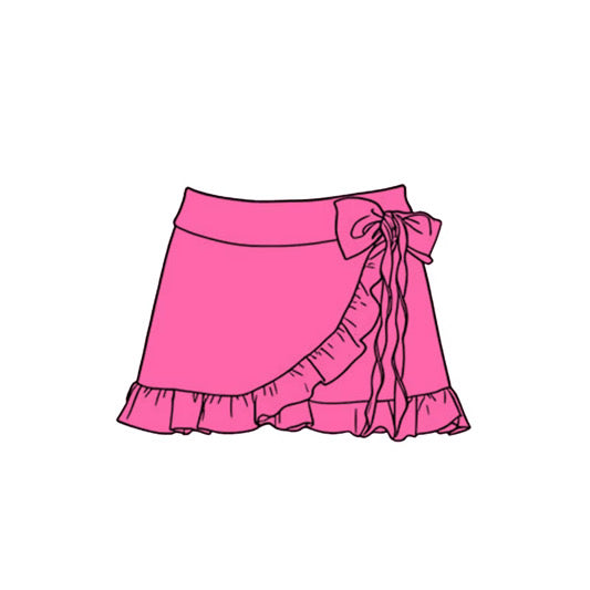 PREORDER Basics - Pink Ruffle Skort  - GIRL’S