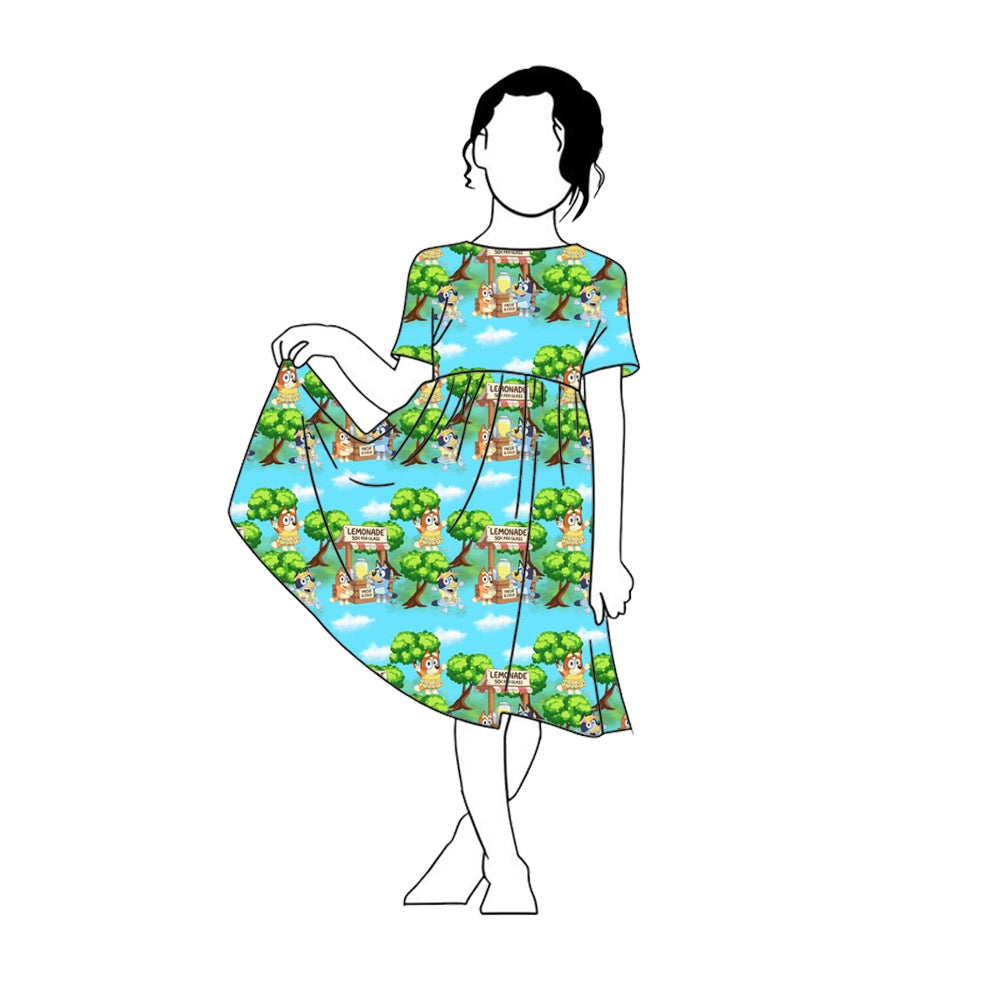 PRE-ORDER Blue Lemonade Classic Twirl- GIRL’S