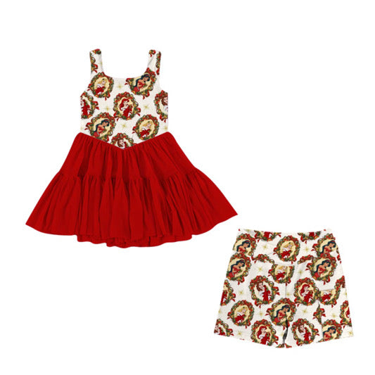 PREORDER  Yuletide Royalty  Athletic Tulle Twirl Set  - GIRL’S