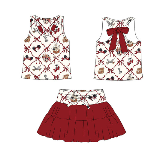PREORDER Maiden Voyage Racer Bow Athletic Set  - GIRL’S
