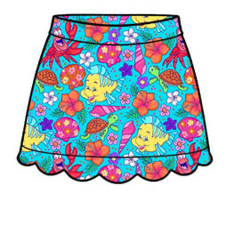 PREORDER Reef Rascals Scalloped Skort  - GIRL’S