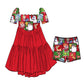 PRE ORDER North Pole Block Party Athletic MOLLY Short Sleeve Tulle Twirl - ADULT