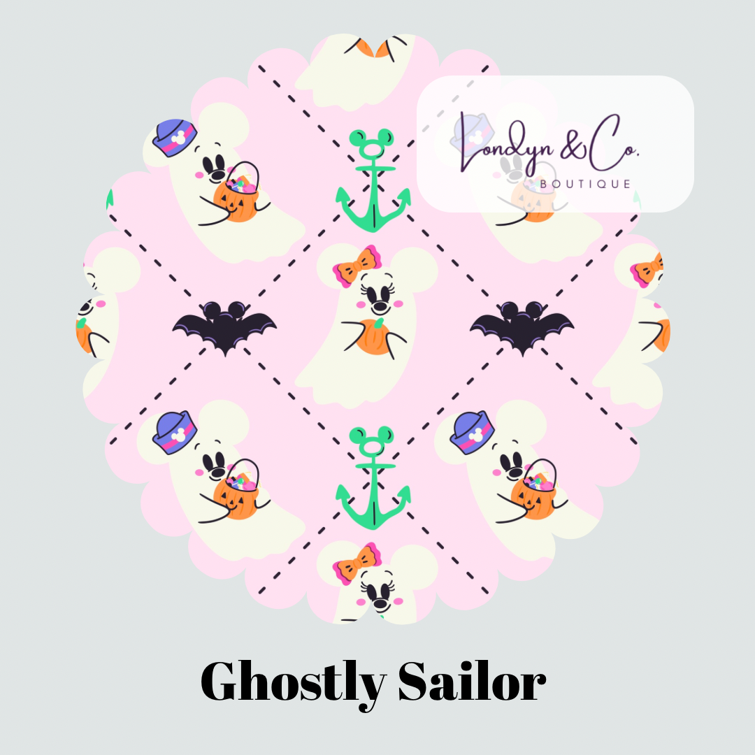PRE ORDER Ghostly Sailor  Lounge Set Bamboo - ADULT