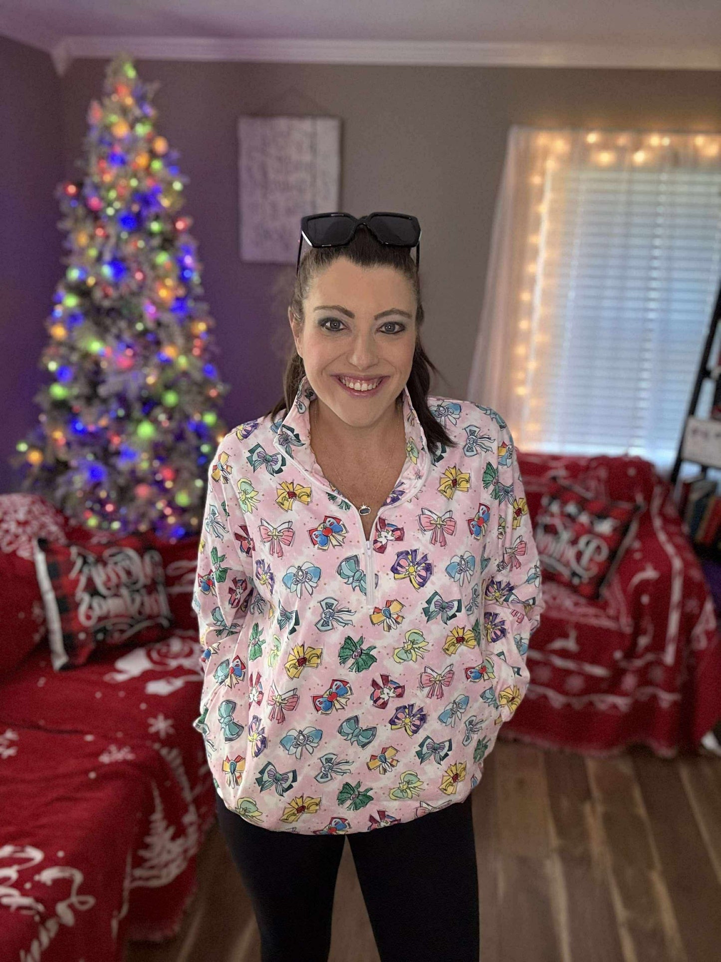 PRE ORDER Princess Bows Athletic Pullover - ADULT