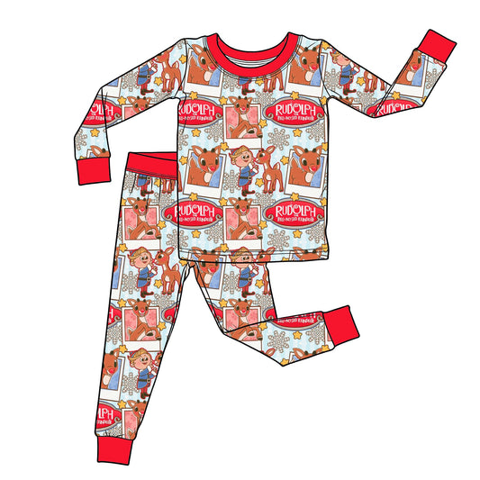 PRE-ORDER Red Nose Long Sleeve/Pants Bamboo Jams