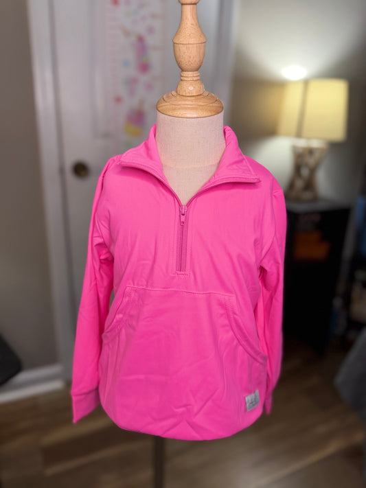 RTS Hot Pink Basics ATHLETIC PULLOVER - ADULT