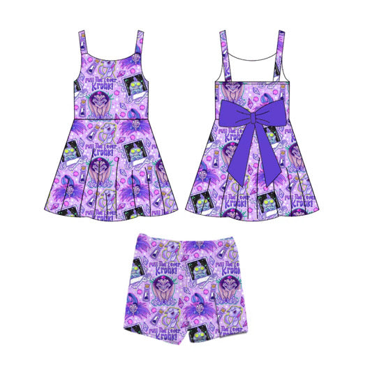 PRE ORDER Pull the lever! Bow Backed Athletic Dress Set - ADULT