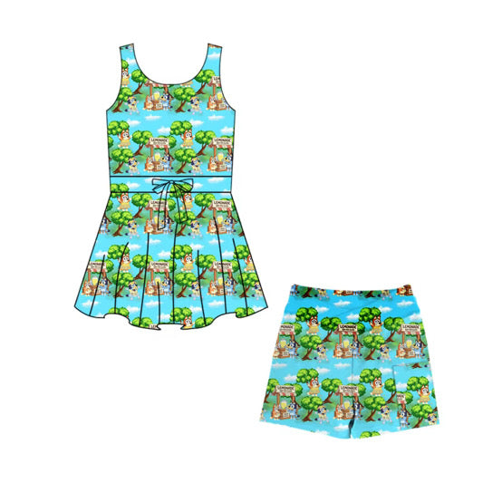 PREORDER Blue Lemonade  Athletic Dress  - ADULT
