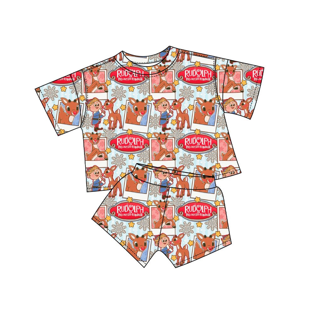 PRE ORDER  Red Nose Short Sleeve/S Waffle Knit Set - ADULT