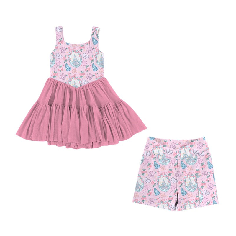 RTS Castle Dreams Athletic Tulle Twirl Set  - GIRL’S