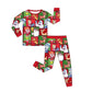 PRE-ORDER North Pole Block Party Long Sleeve/Pants Bamboo Jams)