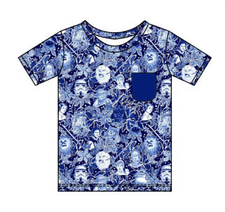RTS Midnight Garden Cotton Pocket Tee- ADULT