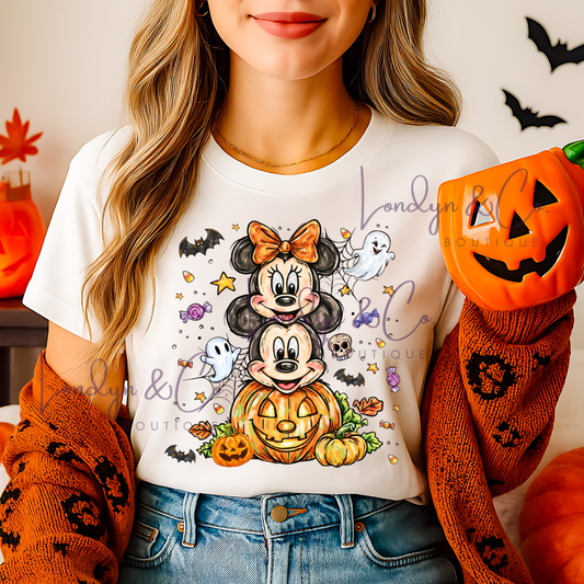Mickey/Minnie Pumpkin Sweatshirt