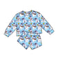 PRE ORDER Frosty Long Sleeve/S Waffle Knit Set - ADULT