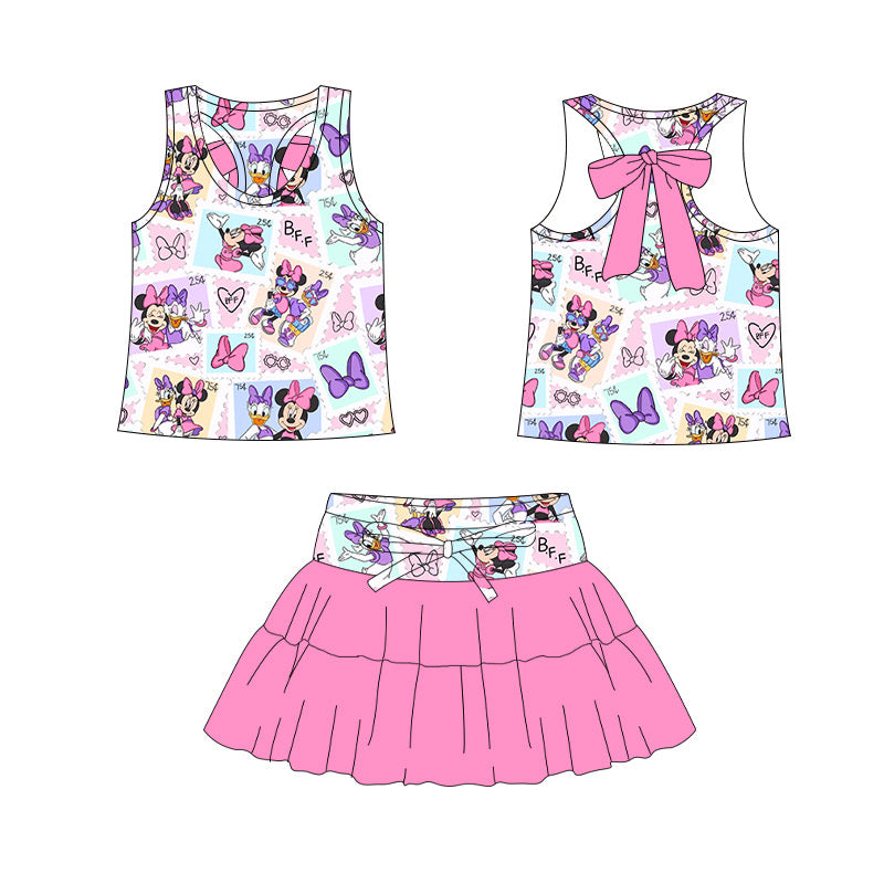 RTS Besties Racer Bow Athletic Set  - GIRL’S