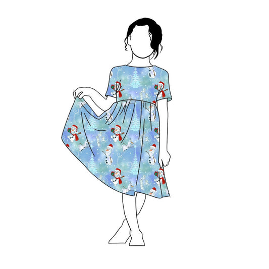 PRE-ORDER Snow Ho Ho  Classic Twirl- GIRL’S