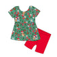 PRE-ORDER Heeler Christmas Classic Peplum Set- GIRL’S