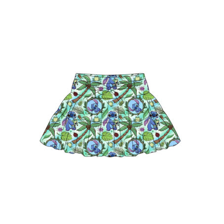 PREORDER Island Experiment Printed Mesh Skort  - ADULT