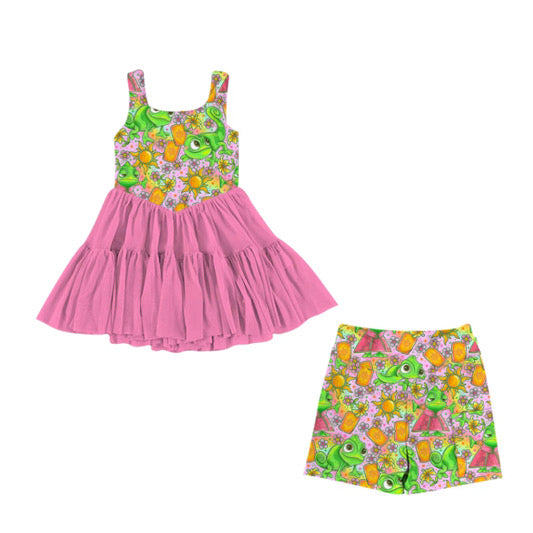 PRE ORDER Lantern Bestie Tulle Twirl Dress Set - ADULT