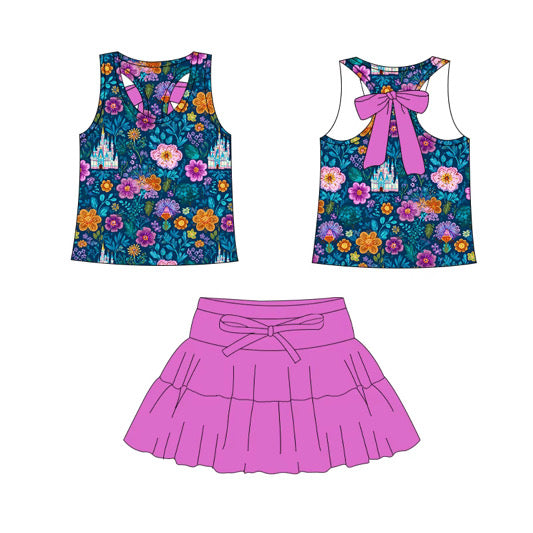 PREORDER Blooming Magic Racer Bow Athletic Set  - ADULT