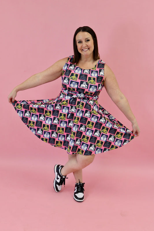 PREORDER May the Force Athletic Dress  - GIRL’S
