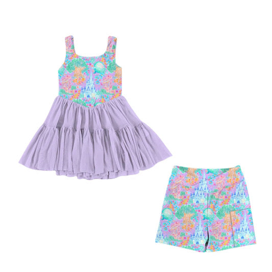PRE ORDER Park Icons - Purple Tulle Twirl Dress Set - ADULT