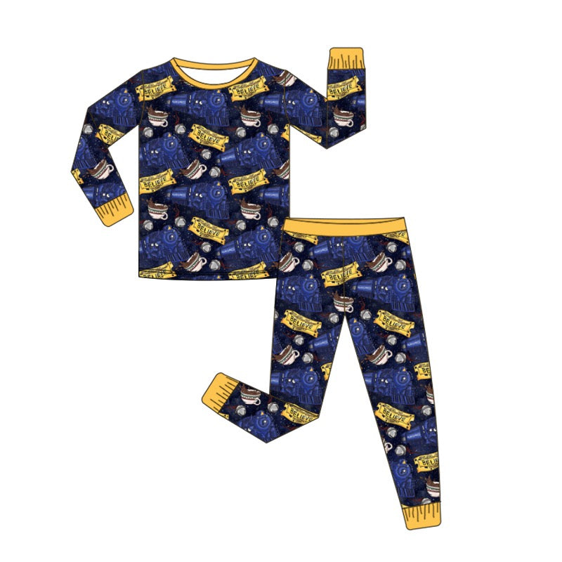 PRE-ORDER Believe Long Sleeve/Pants Bamboo Jams)