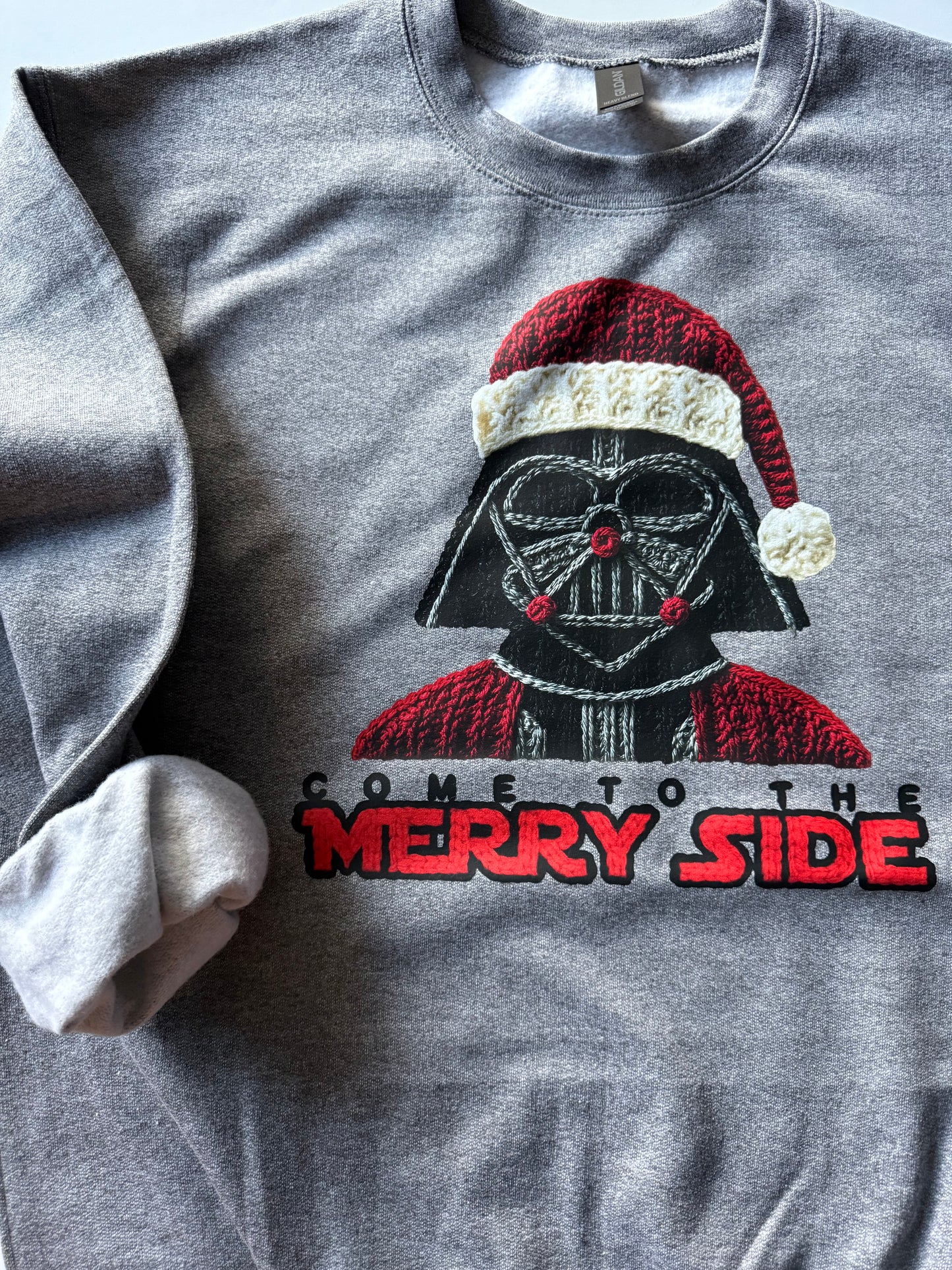 Merry Side Faux Yarn Sweatshirt