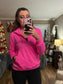 PRE ORDER Hot Pink Basics ATHLETIC PULLOVER - ADULT