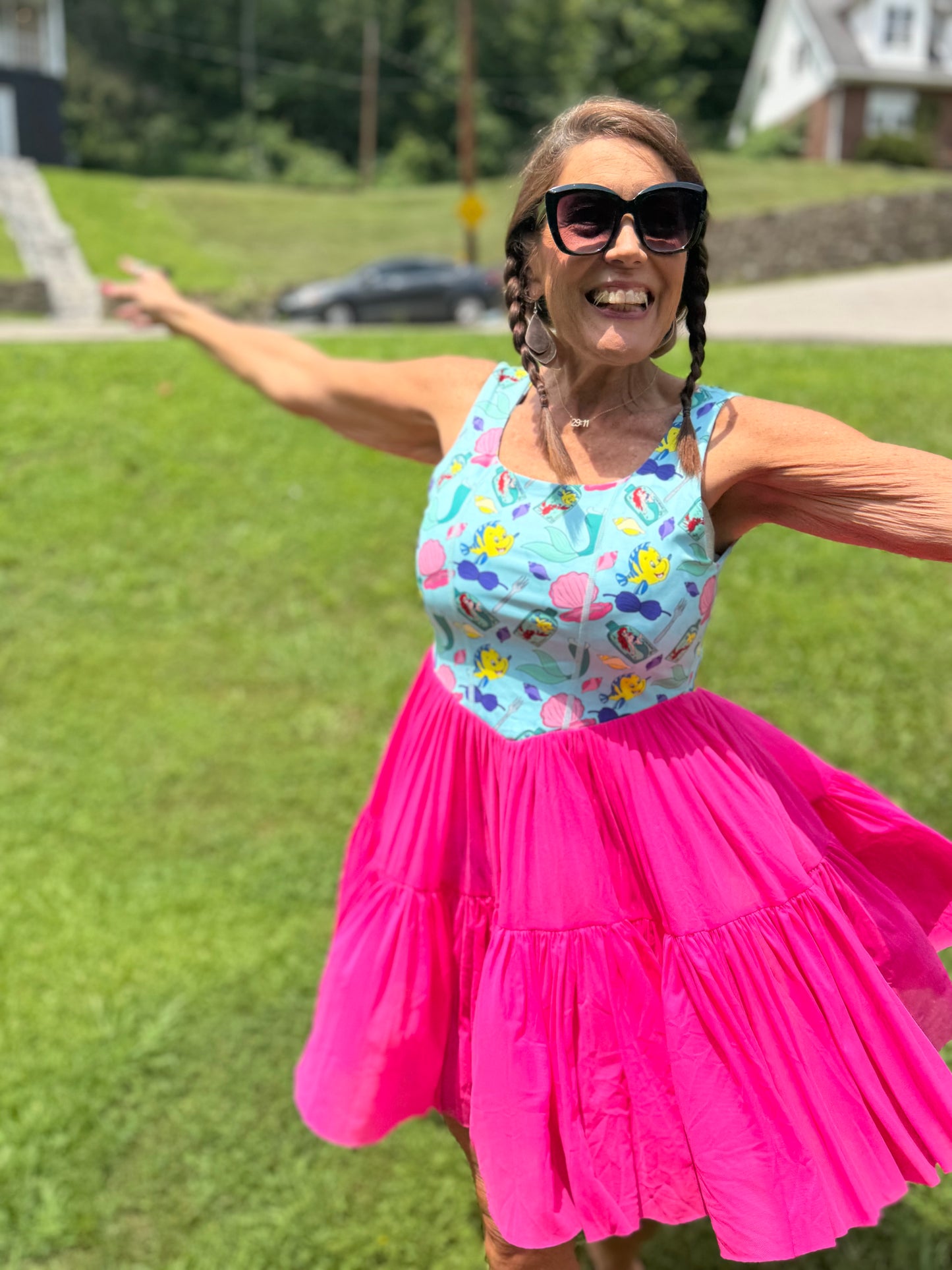 RTS Mermaid Wishes Tulle Twirl Dress Set - ADULT