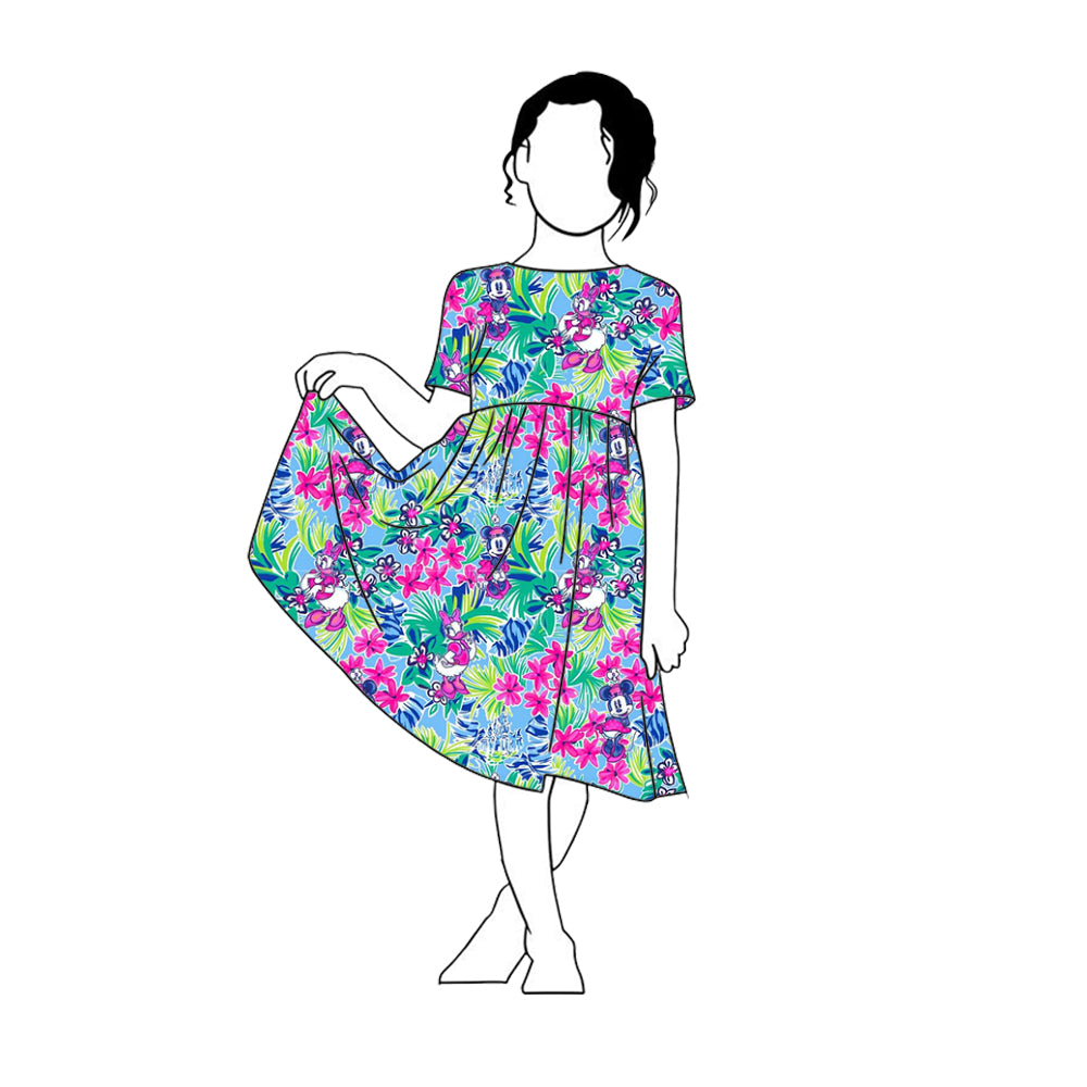 PRE-ORDER Tropical Dreams  Classic Twirl- GIRL’S