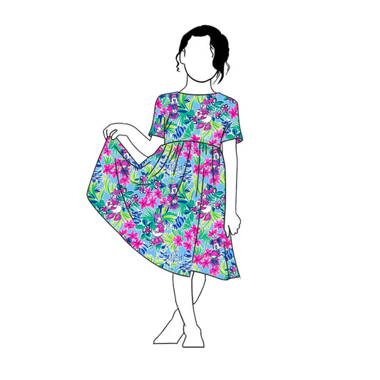 PRE-ORDER Tropical Dreams  Classic Twirl- GIRL’S