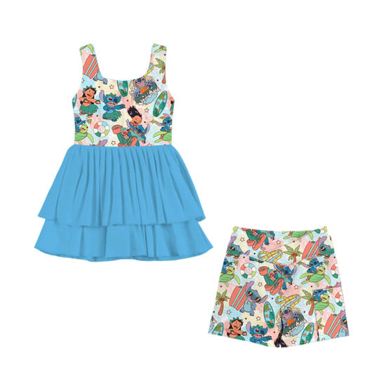 RTS Alien Beach Day Yoga Dress Set  - GIRL’S