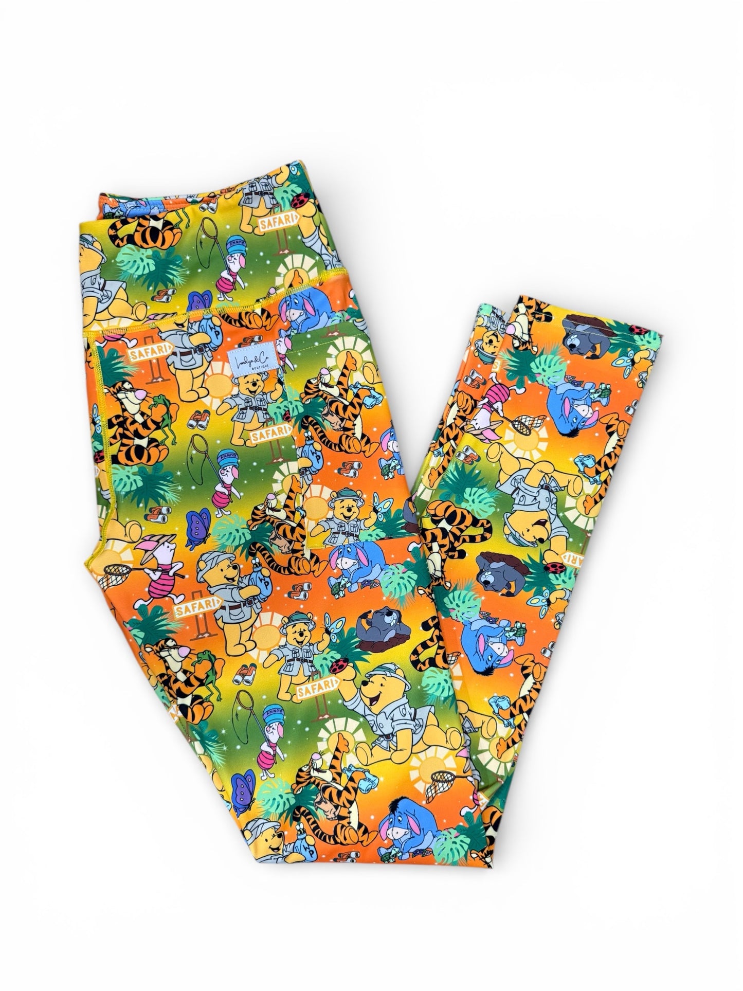 RTS Hunny Safari Athletic Leggings  - ADULT