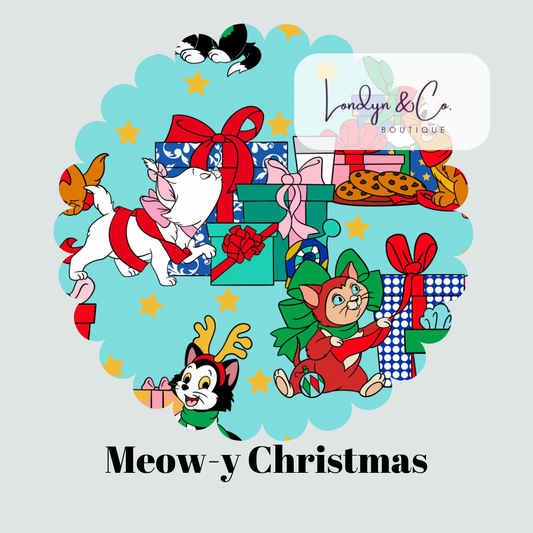 PREORDER Meow-y Christmas Comfort Tee- ADULT