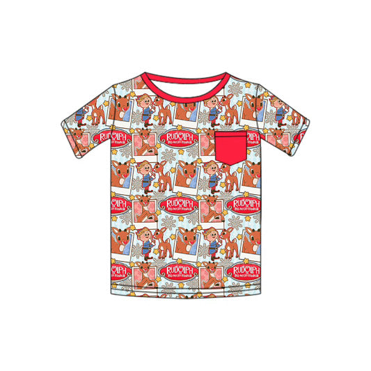 PRE ORDER Red Nose Bamboo Pocket Tee- ADULT
