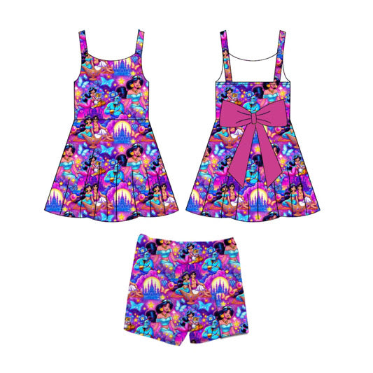 PRE ORDER Arabian Nights Bow Backed Athletic Dress Set - ADULT