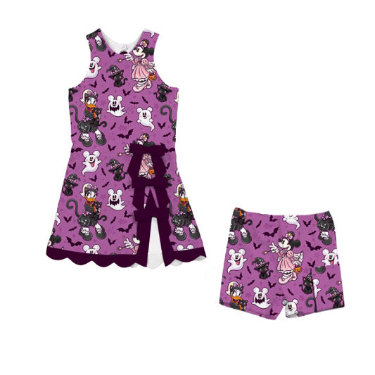 PRE-ORDER  Bewitching Besties Bow Athletic Dress - GIRL