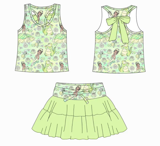 RTS Almost There Racer Bow Athletic Set  - GIRL’S