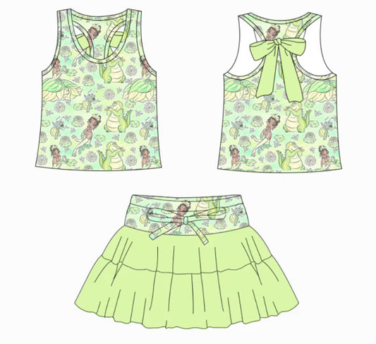 RTS Almost There Racer Bow Athletic Set  - GIRL’S