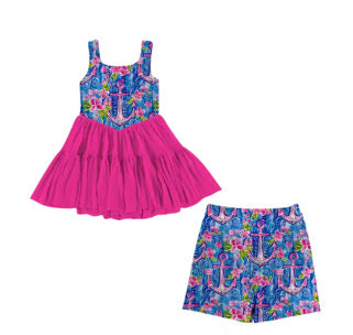 PRE ORDER Seaside Social Tulle Twirl Dress Set - ADULT
