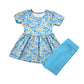 PRE-ORDER Friend Like Me Classic Peplum Set- GIRL’S