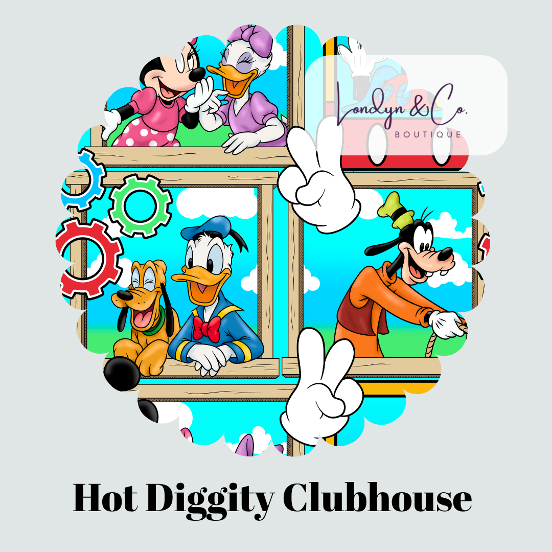 PRE ORDER Hot Diggity Clubhouse Comfort Tee- ADULT