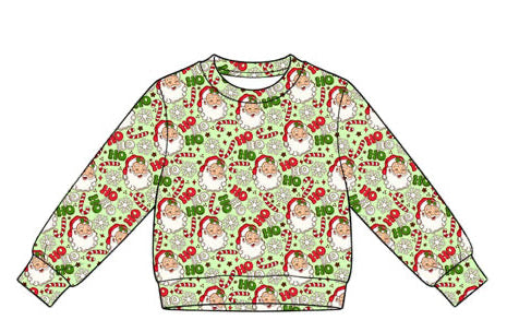 PREORDER Classic Claus - Green Sweatshirt - ADULT