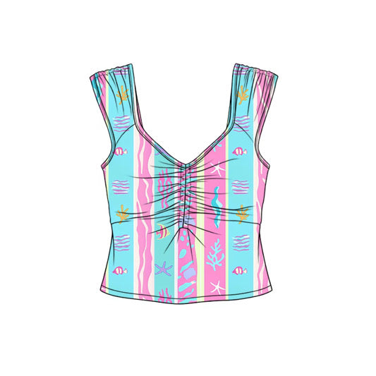 RTS Ocean Taffy Tank Top Swim - ADULT
